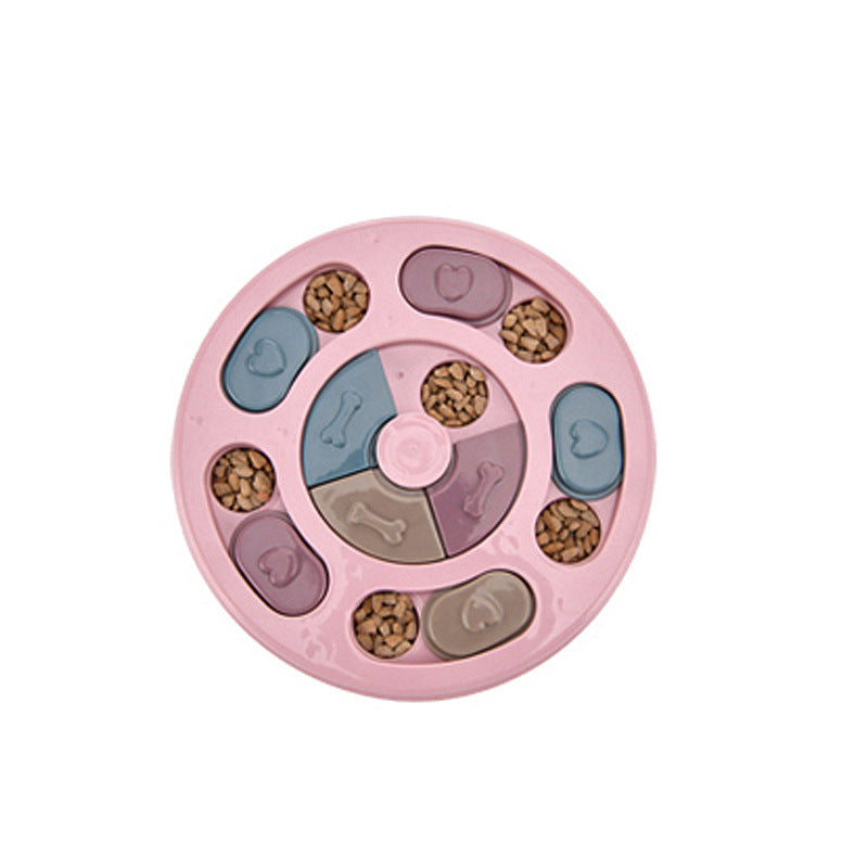 Interactive Dog Puzzle Feeder Toy – Slow Feeder IQ Training Game