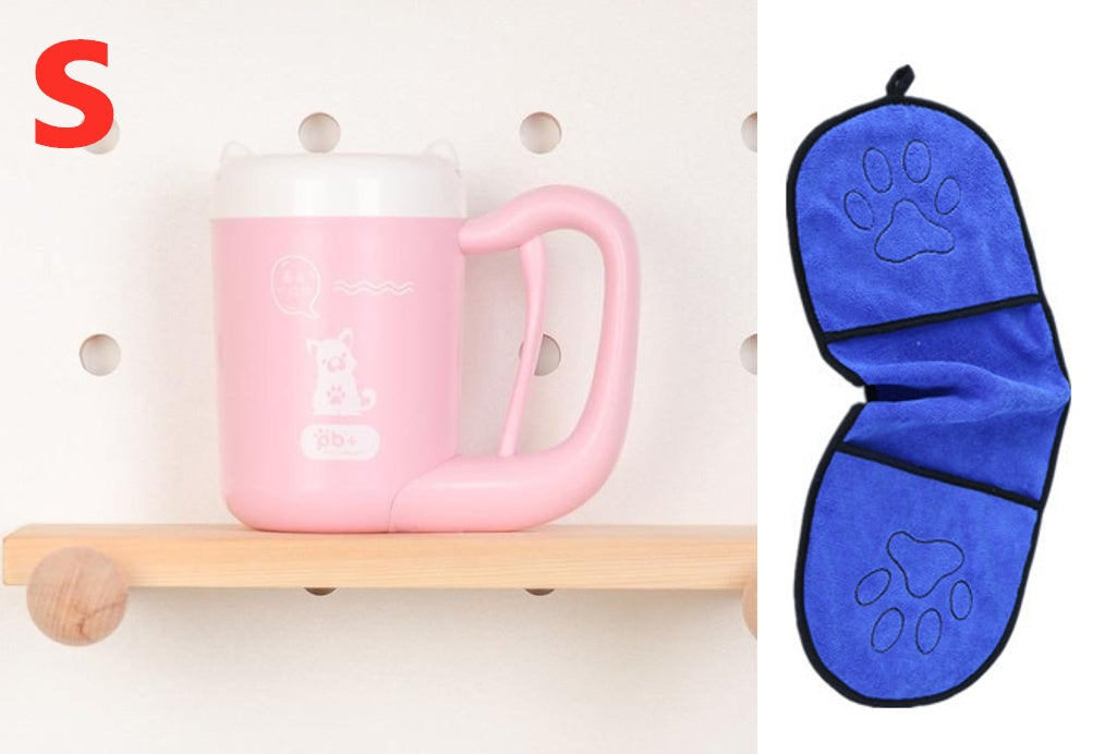 Pet Cat Dog Foot Cleaning Cup Silicone Paw Washer