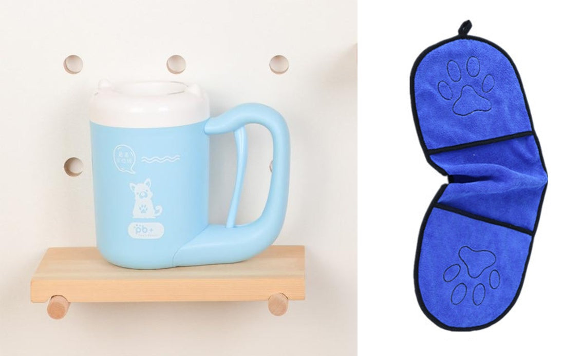 Pet Cat Dog Foot Cleaning Cup Silicone Paw Washer