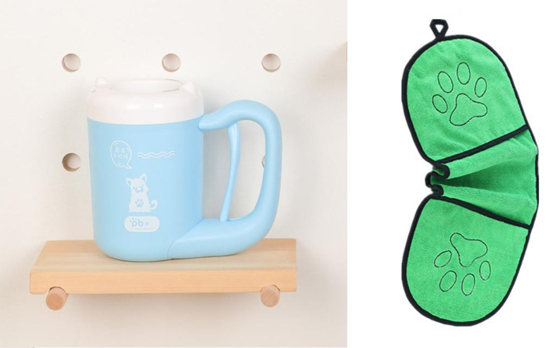 Pet Cat Dog Foot Cleaning Cup Silicone Paw Washer