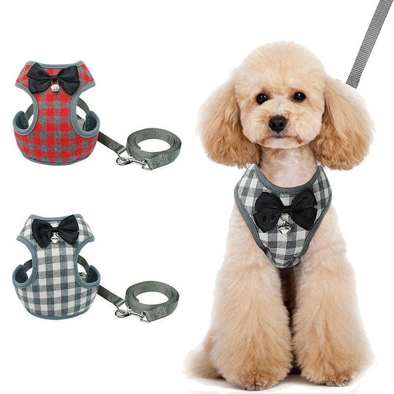 Adjustable Dog Harness Vest – Lightweight Chest Strap for Small Dogs
