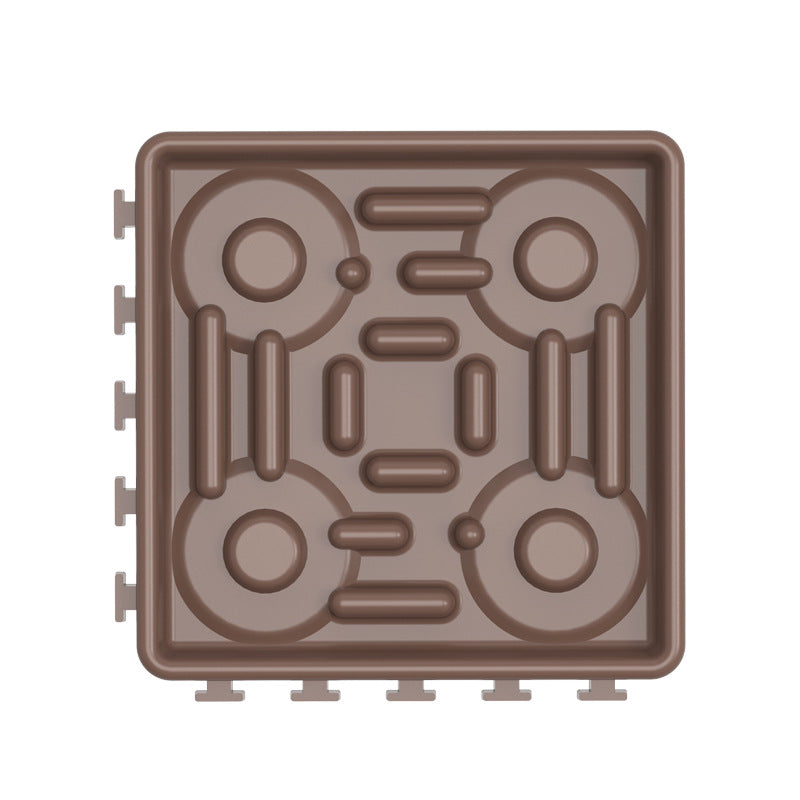 Dog Peanut Lick Mat with Suction Cups – Slow Feeder Enrichment Pad