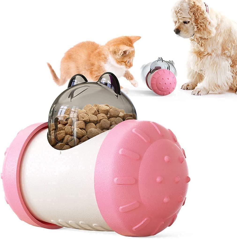 Interactive Dog Treat Dispensing Ball – Enrichment Puzzle Toy