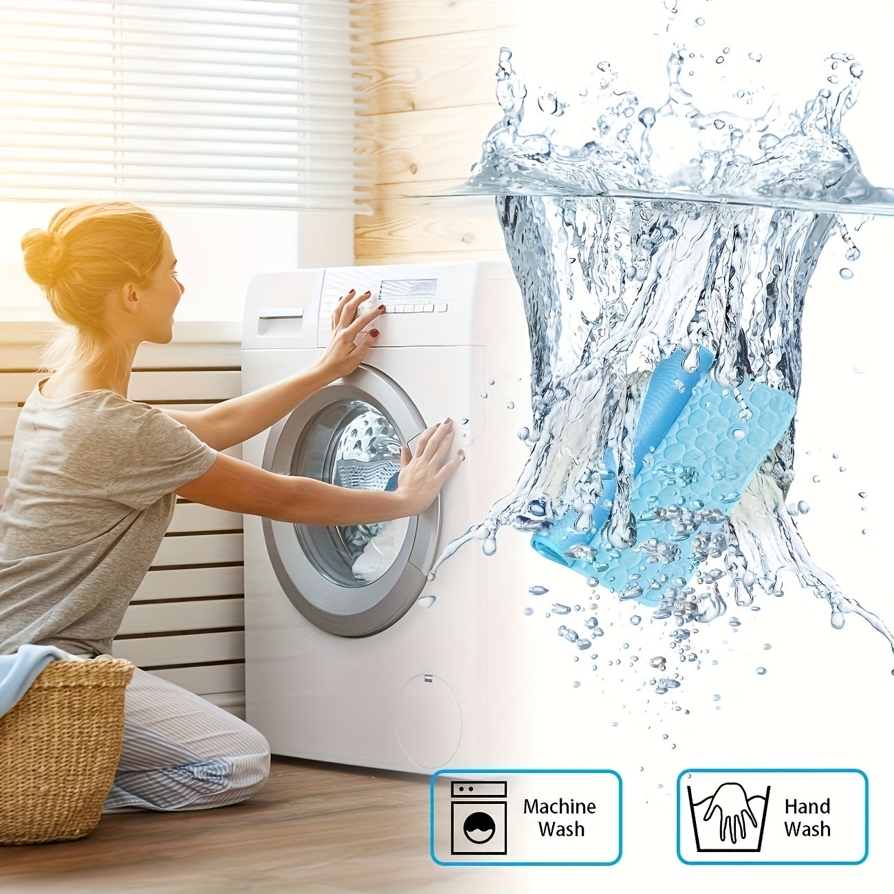 Dog Cooling Mat – Breathable Ice Silk Cooling Pad for Dogs