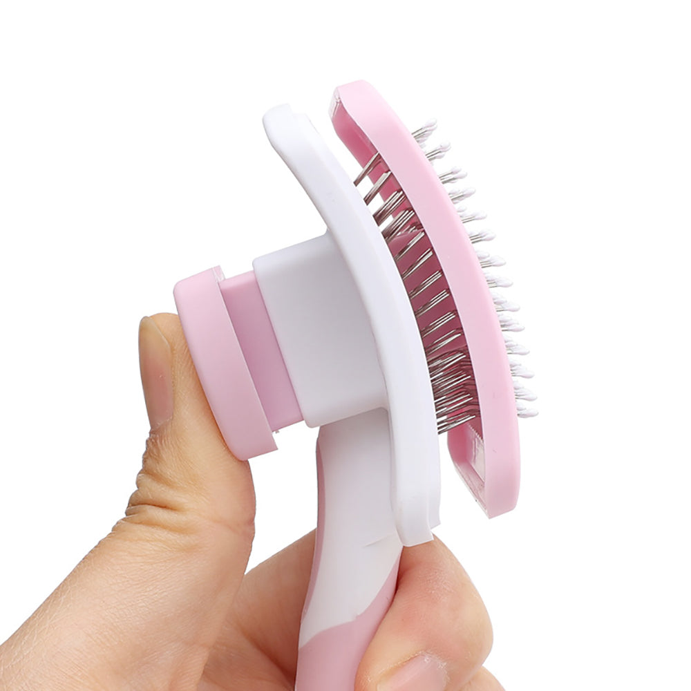 Soul Self-Clean Slicker Brush – One-Click Hair Removal