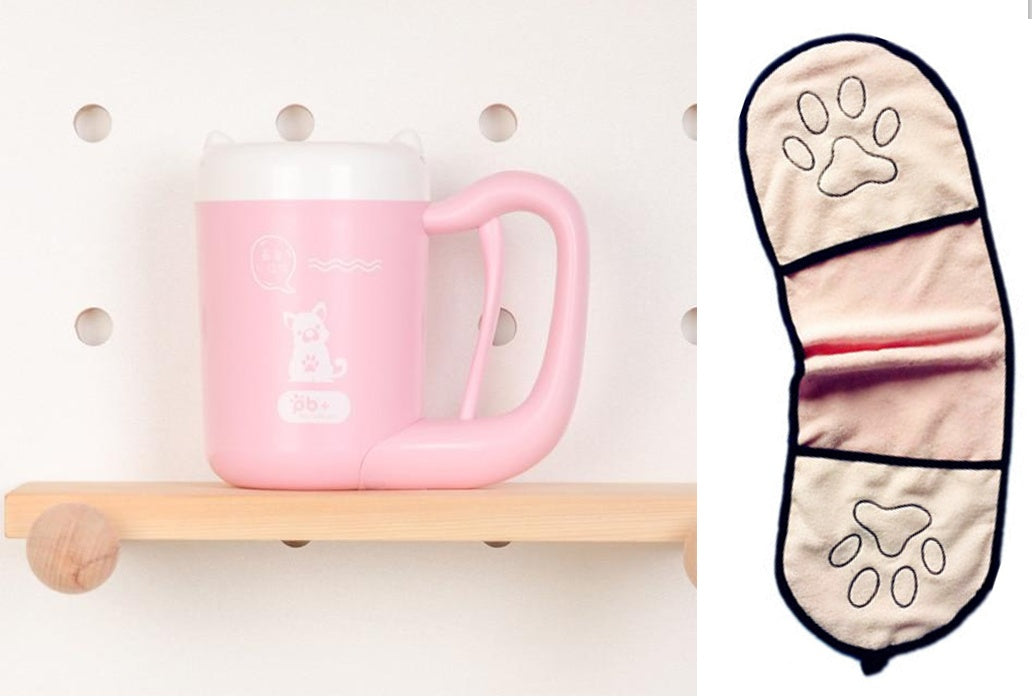 Pet Cat Dog Foot Cleaning Cup Silicone Paw Washer