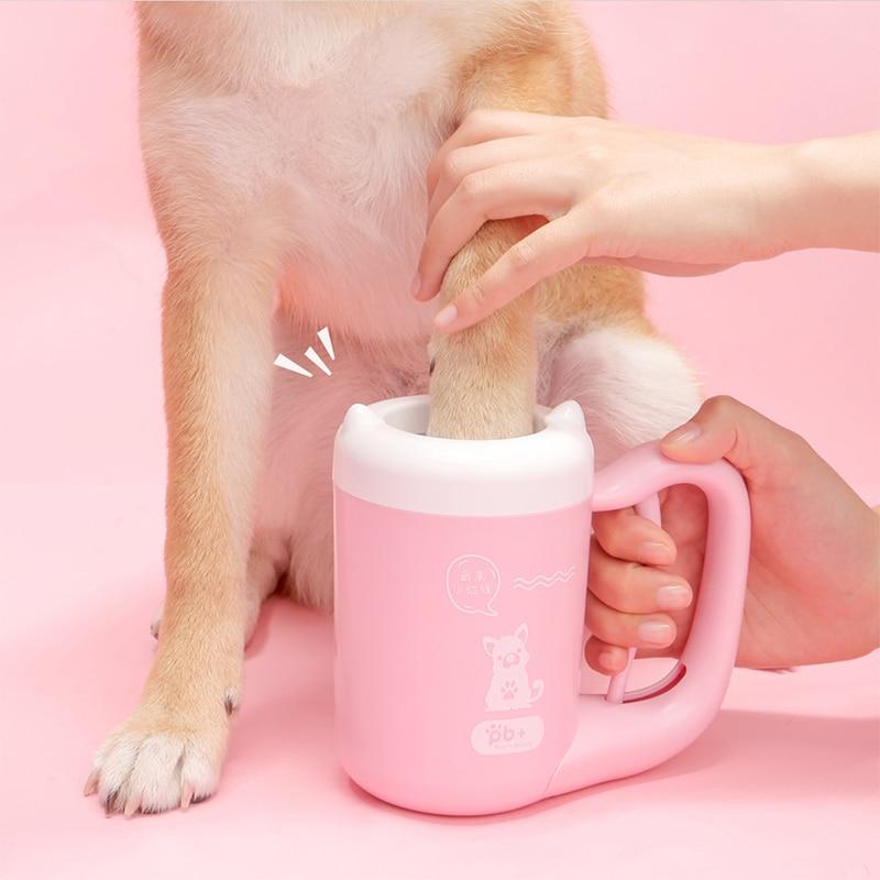 Pet Cat Dog Foot Cleaning Cup Silicone Paw Washer