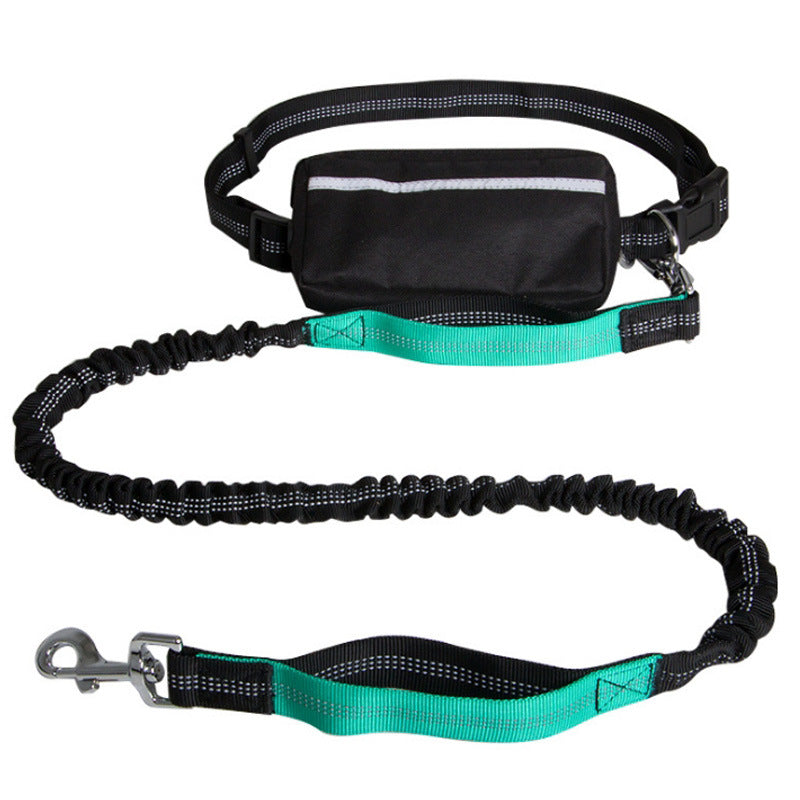 Hands-Free Reflective Dog Leash – Retractable Running Waist Leash