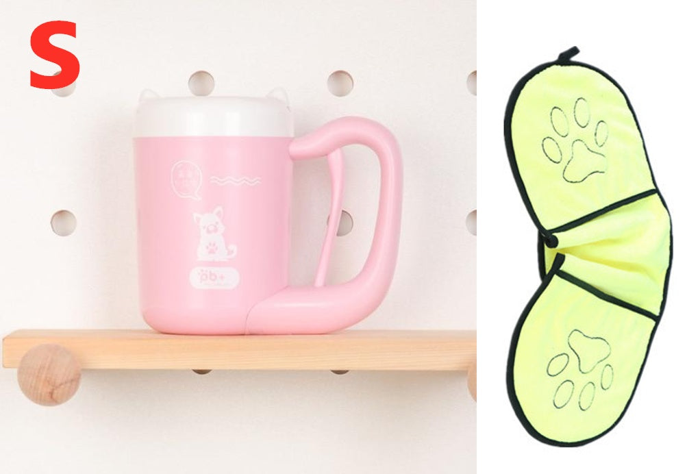 Pet Cat Dog Foot Cleaning Cup Silicone Paw Washer