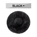 Fluffy Donut Dog Bed – Calming Plush Pet Bed for Small & Large Dogs
