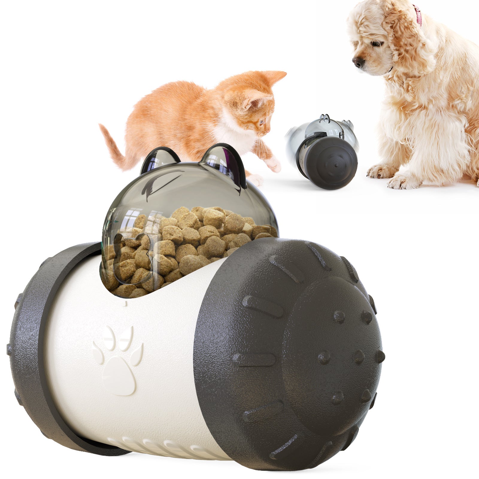 Interactive Dog Treat Dispensing Ball – Enrichment Puzzle Toy