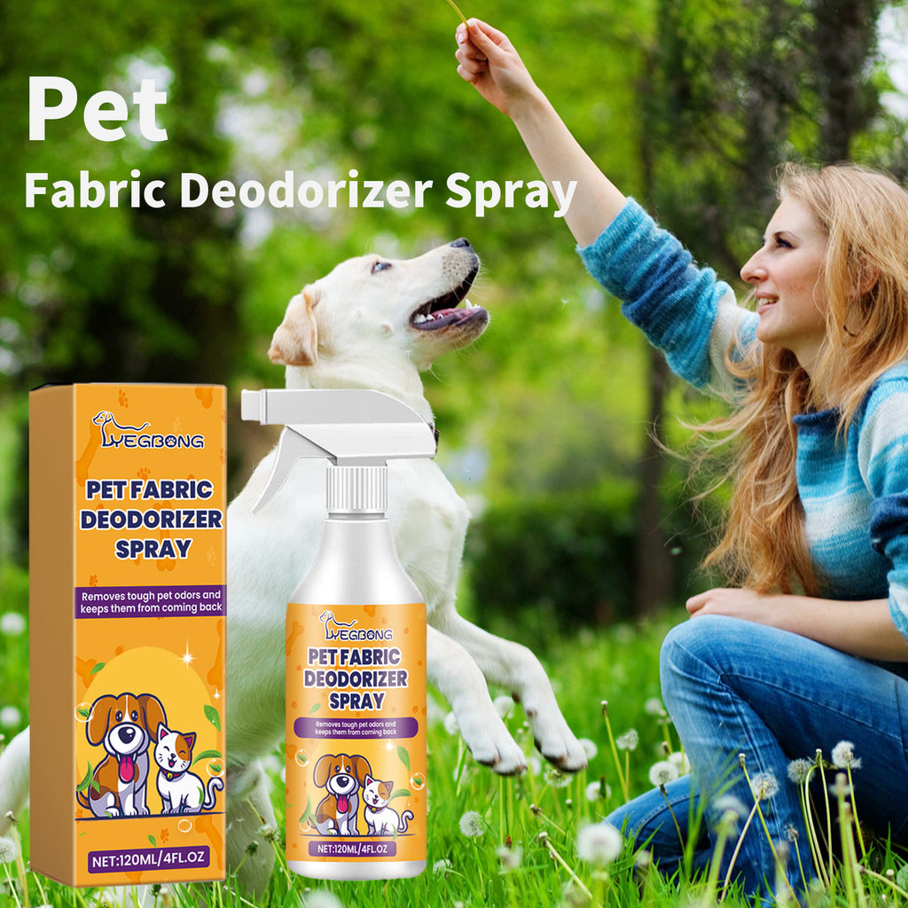 Pet Deodorant Spray – Odor Eliminator for Dogs & Cats (120ml)