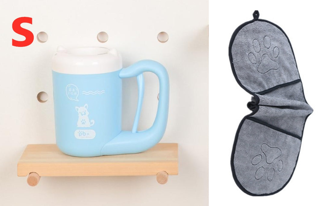 Pet Cat Dog Foot Cleaning Cup Silicone Paw Washer