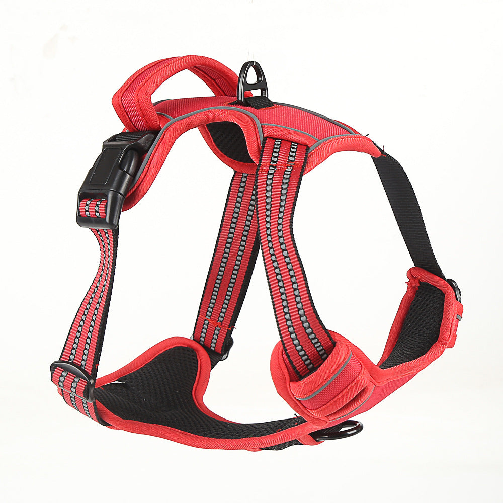 No-Pull Reflective Dog Harness – Breathable Comfort Vest