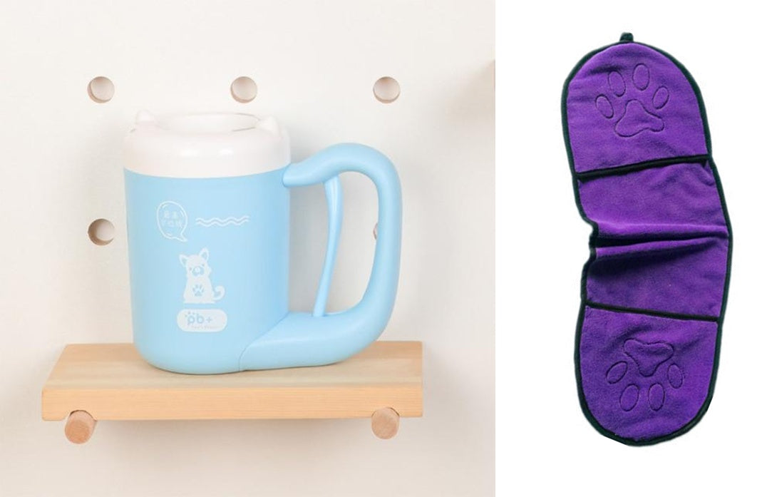 Pet Cat Dog Foot Cleaning Cup Silicone Paw Washer