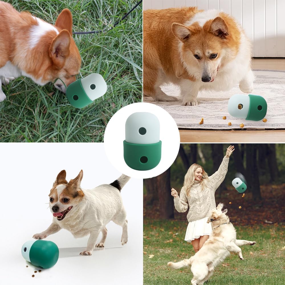 Interactive Dog Treat Dispensing Ball – Puzzle Slow Feeder Toy