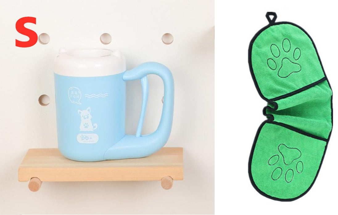 Pet Cat Dog Foot Cleaning Cup Silicone Paw Washer