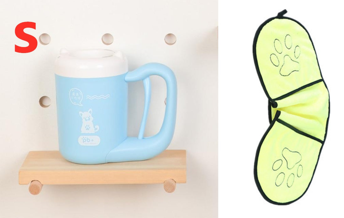 Pet Cat Dog Foot Cleaning Cup Silicone Paw Washer