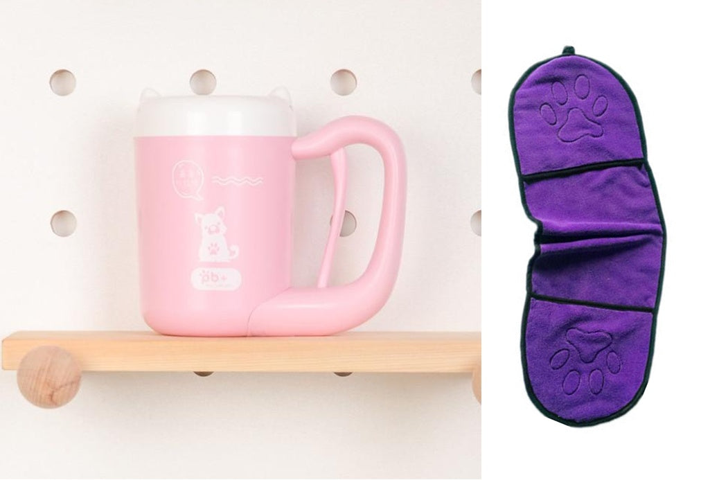 Pet Cat Dog Foot Cleaning Cup Silicone Paw Washer