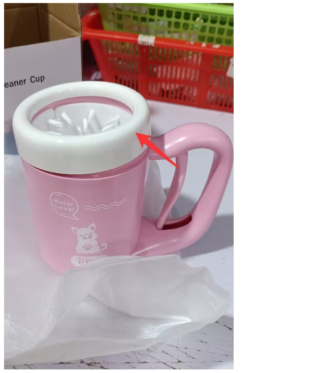 Pet Cat Dog Foot Cleaning Cup Silicone Paw Washer