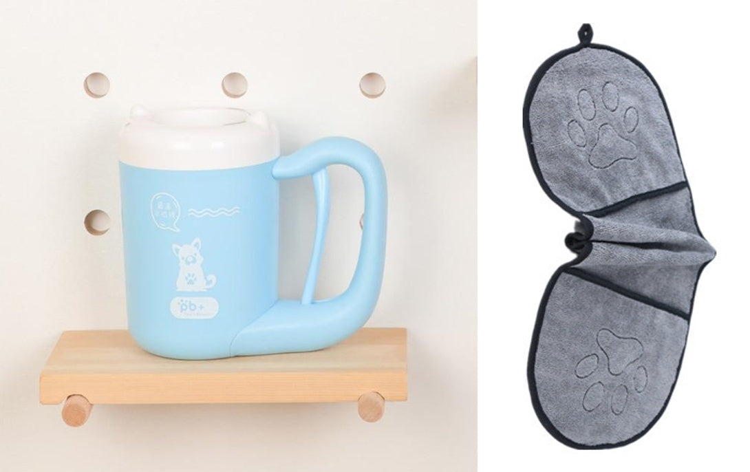 Pet Cat Dog Foot Cleaning Cup Silicone Paw Washer