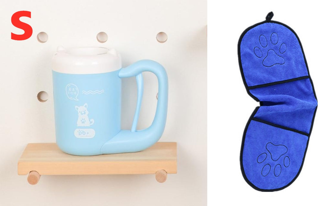 Pet Cat Dog Foot Cleaning Cup Silicone Paw Washer