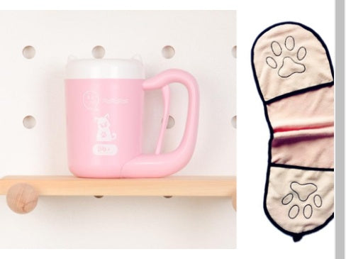 Pet Cat Dog Foot Cleaning Cup Silicone Paw Washer