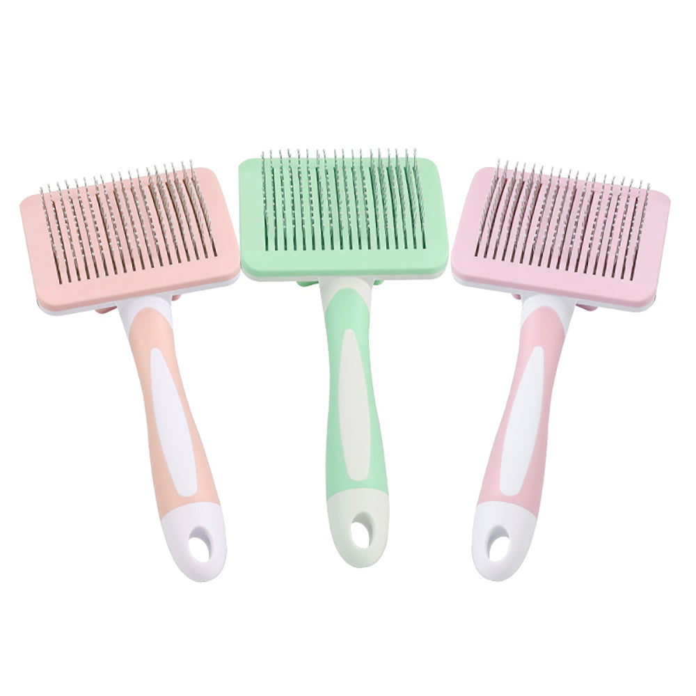 Soul Self-Clean Slicker Brush – One-Click Hair Removal