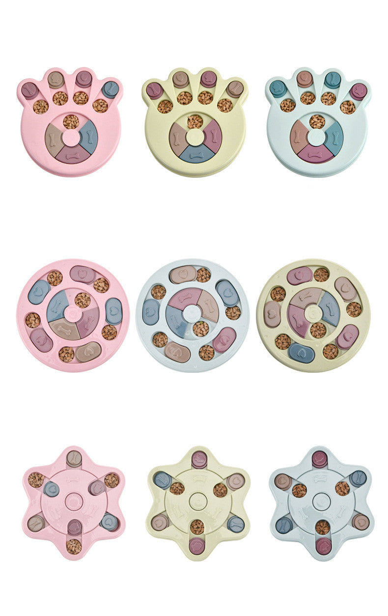 Interactive Dog Puzzle Feeder Toy – Slow Feeder IQ Training Game