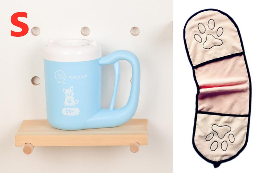 Pet Cat Dog Foot Cleaning Cup Silicone Paw Washer