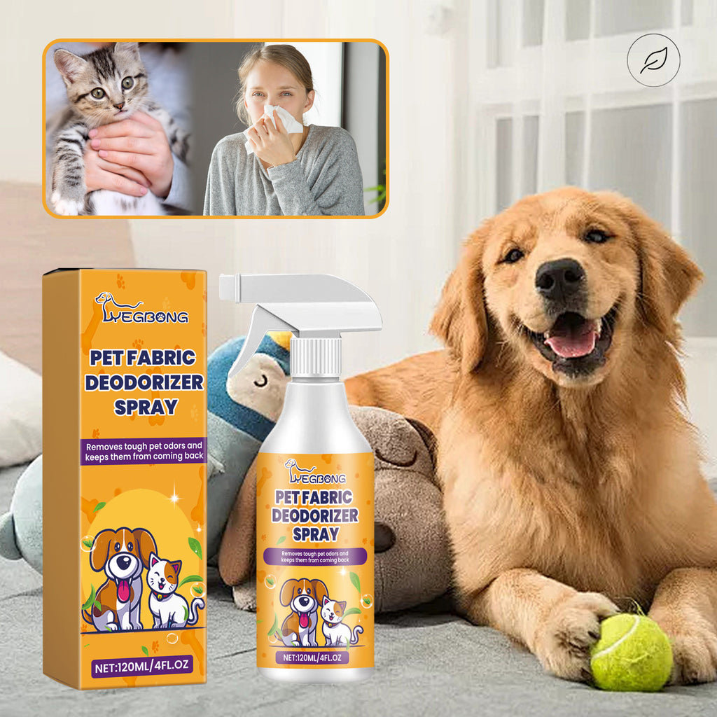 Pet Deodorant Spray – Odor Eliminator for Dogs & Cats (120ml)