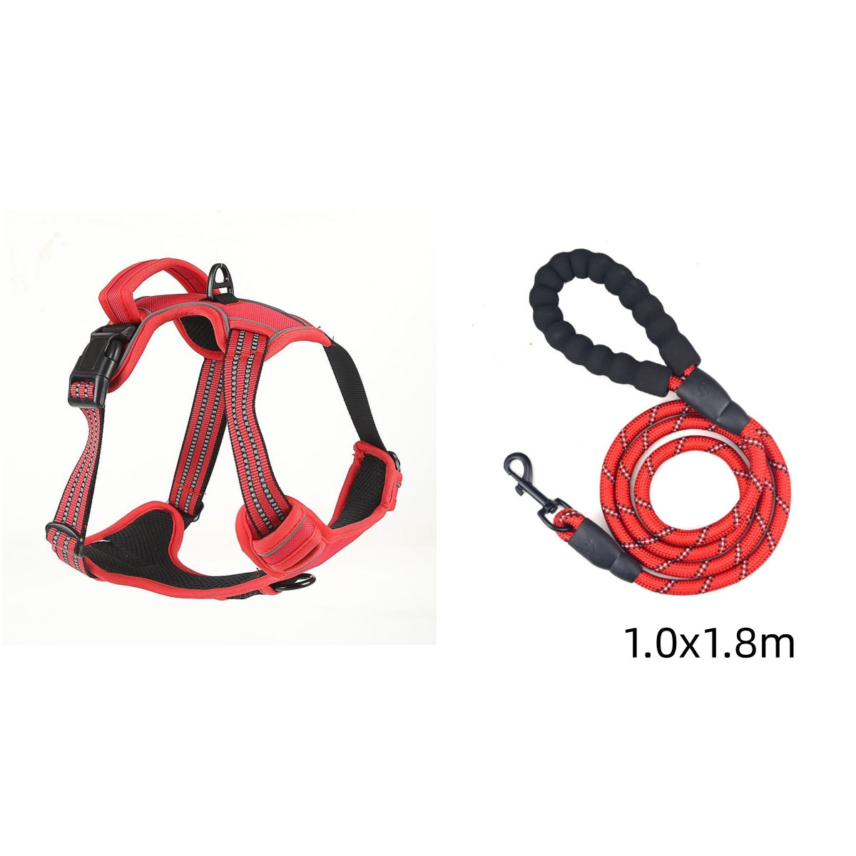 No-Pull Reflective Dog Harness – Breathable Comfort Vest