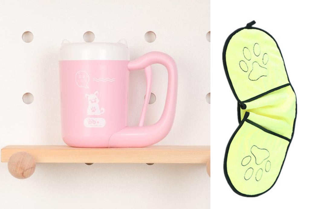 Pet Cat Dog Foot Cleaning Cup Silicone Paw Washer