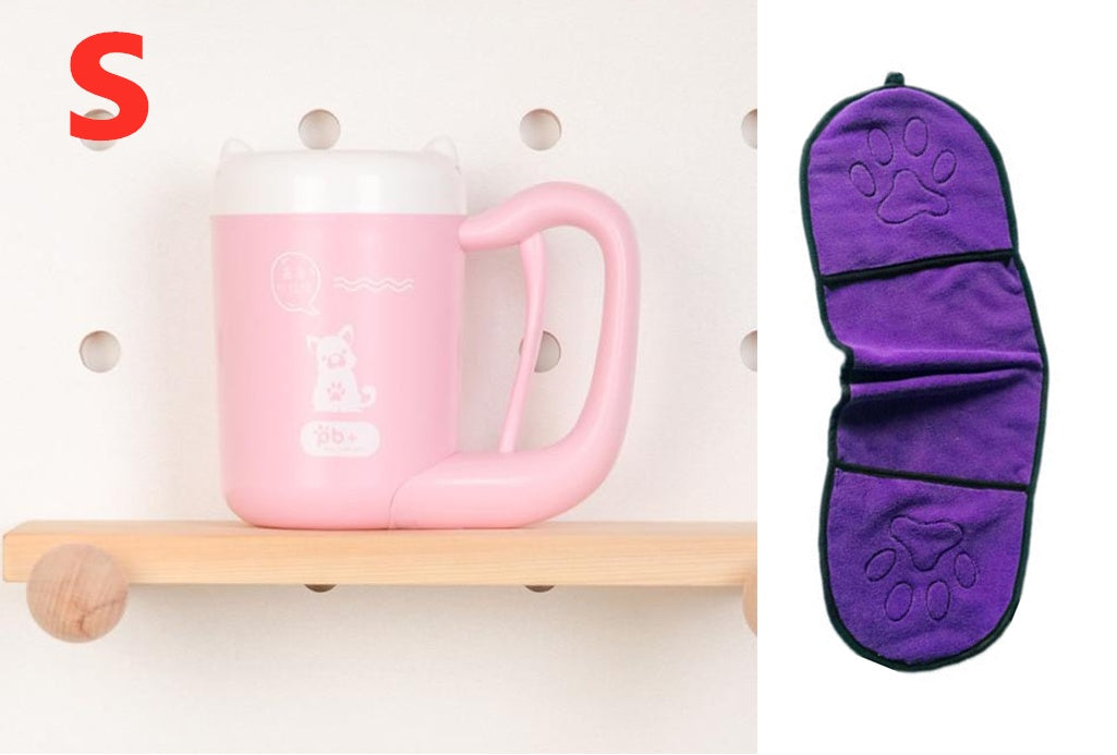 Pet Cat Dog Foot Cleaning Cup Silicone Paw Washer