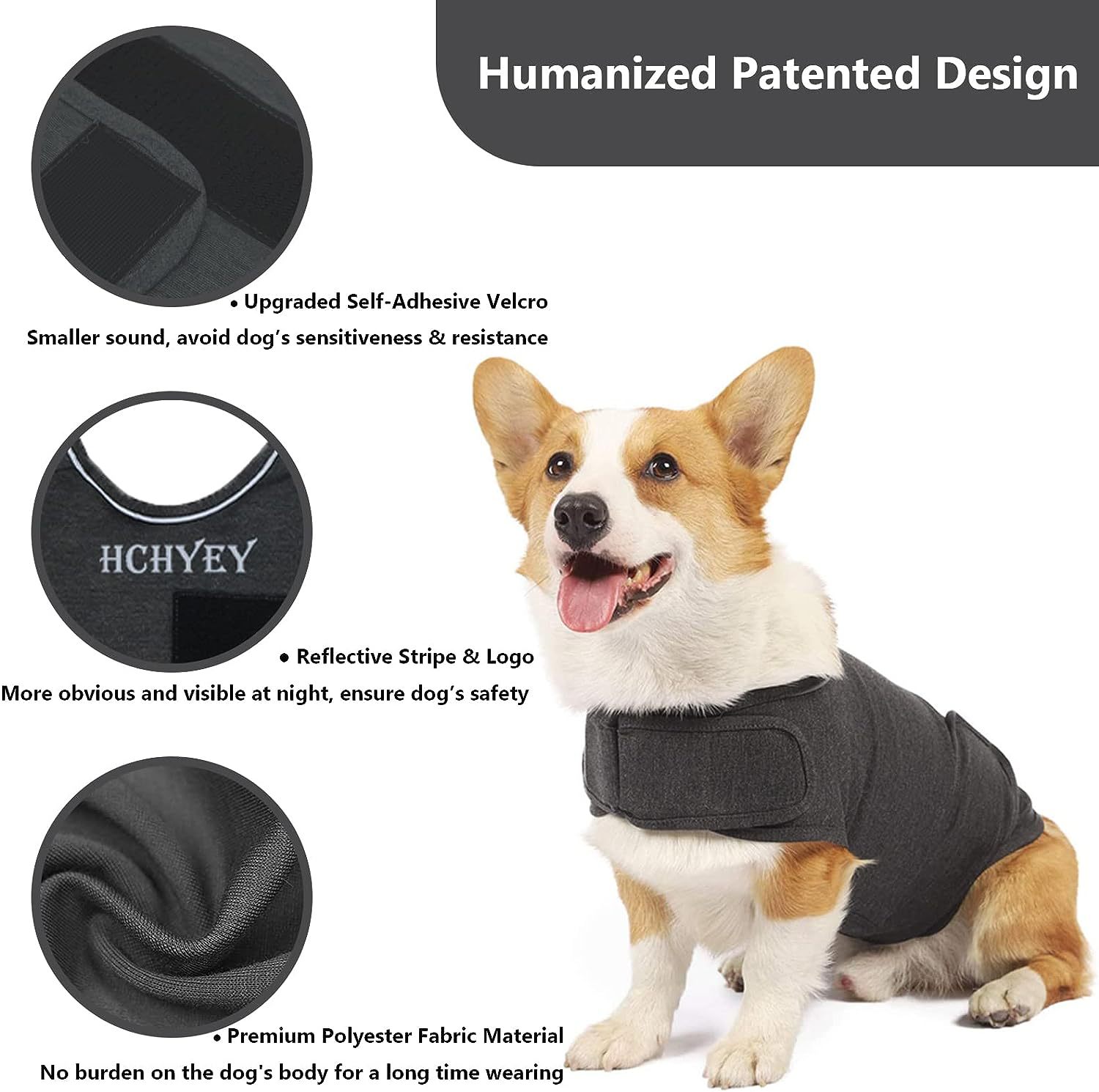 Dog Anxiety Jacket – Breathable Thunder Vest for Stress Relief