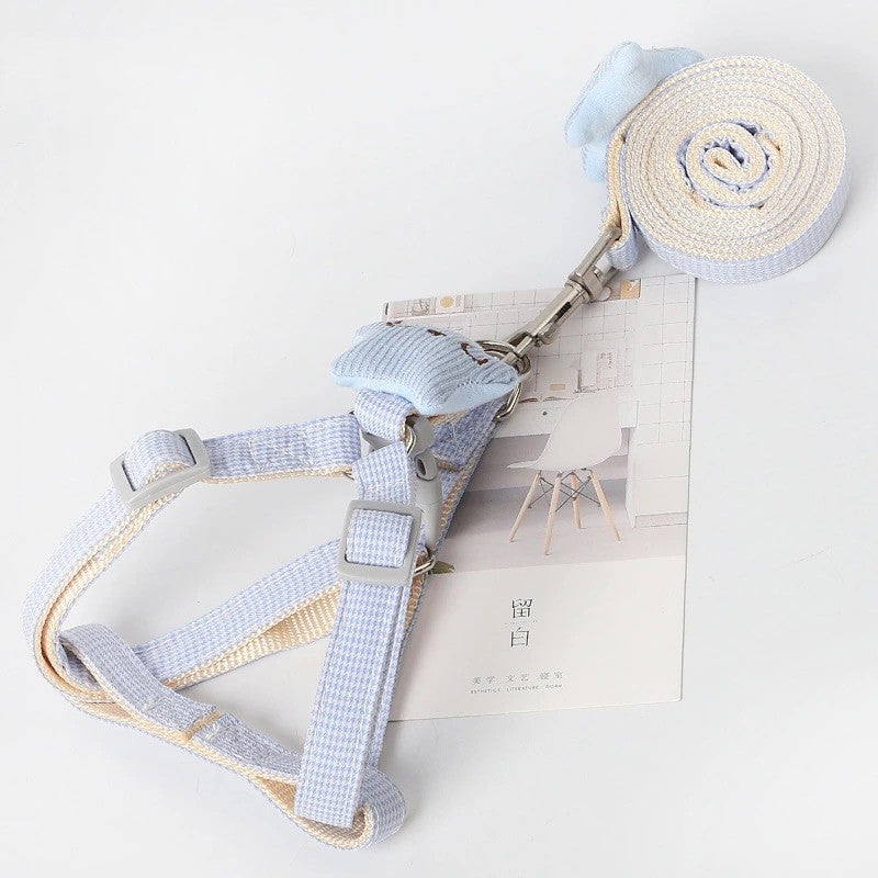 Houndstooth Dog Leash – Stylish Nylon Walking Leash