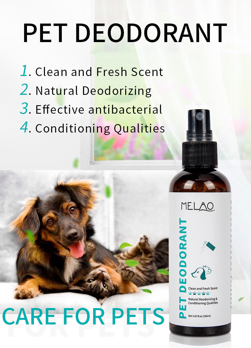 Pet Odor Eliminator Spray – Dog & Cat Urine Deodorizer (100ml)