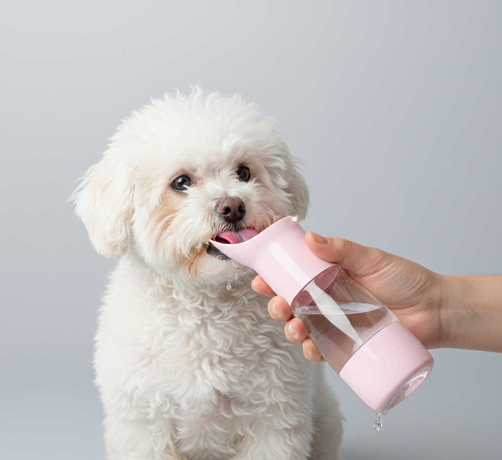 Portable Dog Water Bottle – Leak-Proof Travel Dispenser