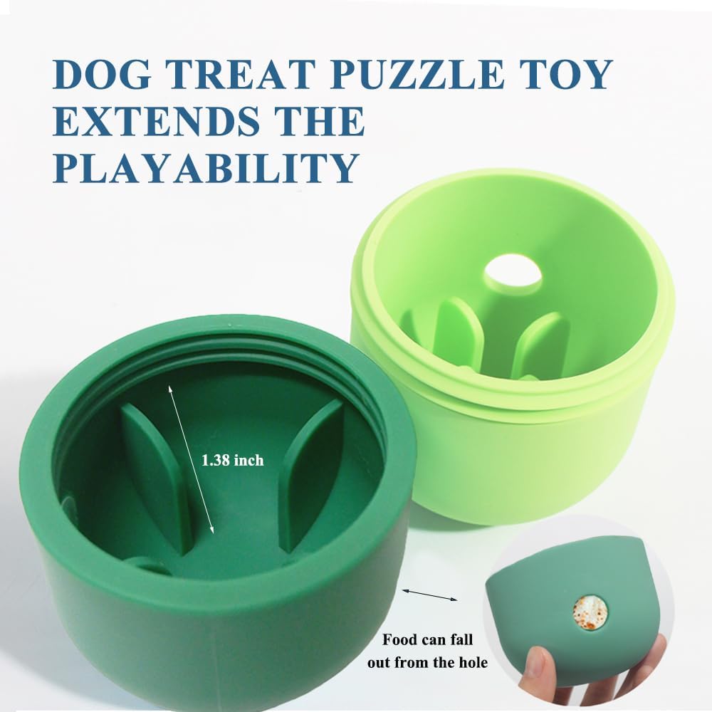Interactive Dog Treat Dispensing Ball – Puzzle Slow Feeder Toy
