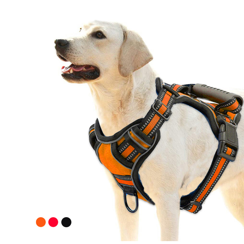 No-Pull Reflective Dog Harness – Breathable Comfort Vest