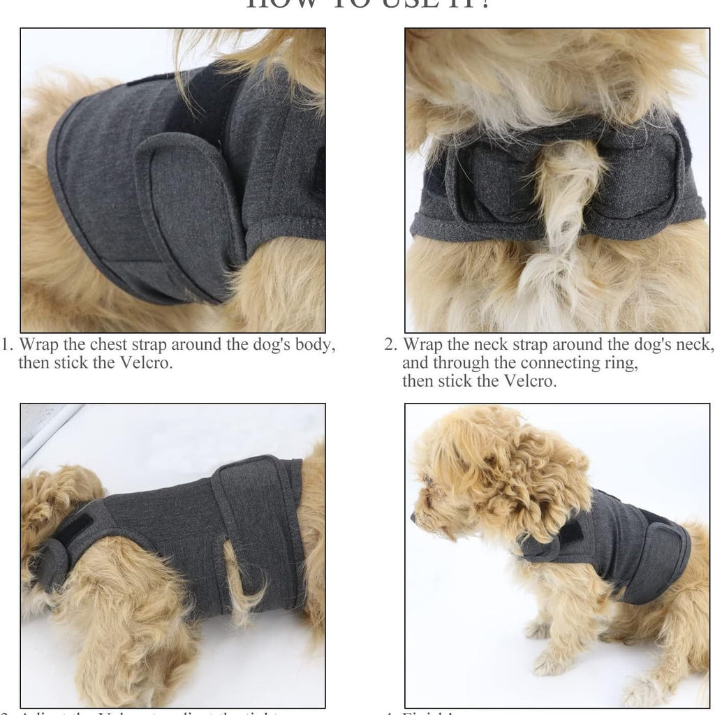 Dog Anxiety Jacket – Breathable Thunder Vest for Stress Relief