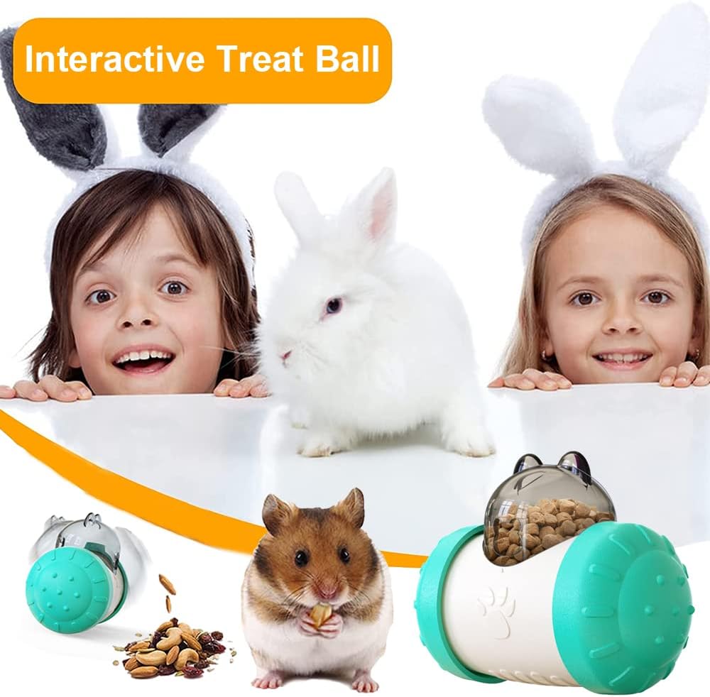 Interactive Dog Treat Dispensing Ball – Enrichment Puzzle Toy